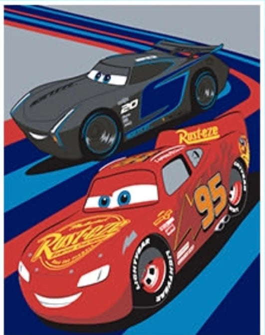 Cars- McQueen & Jackson Storm Twin/Full Blanket