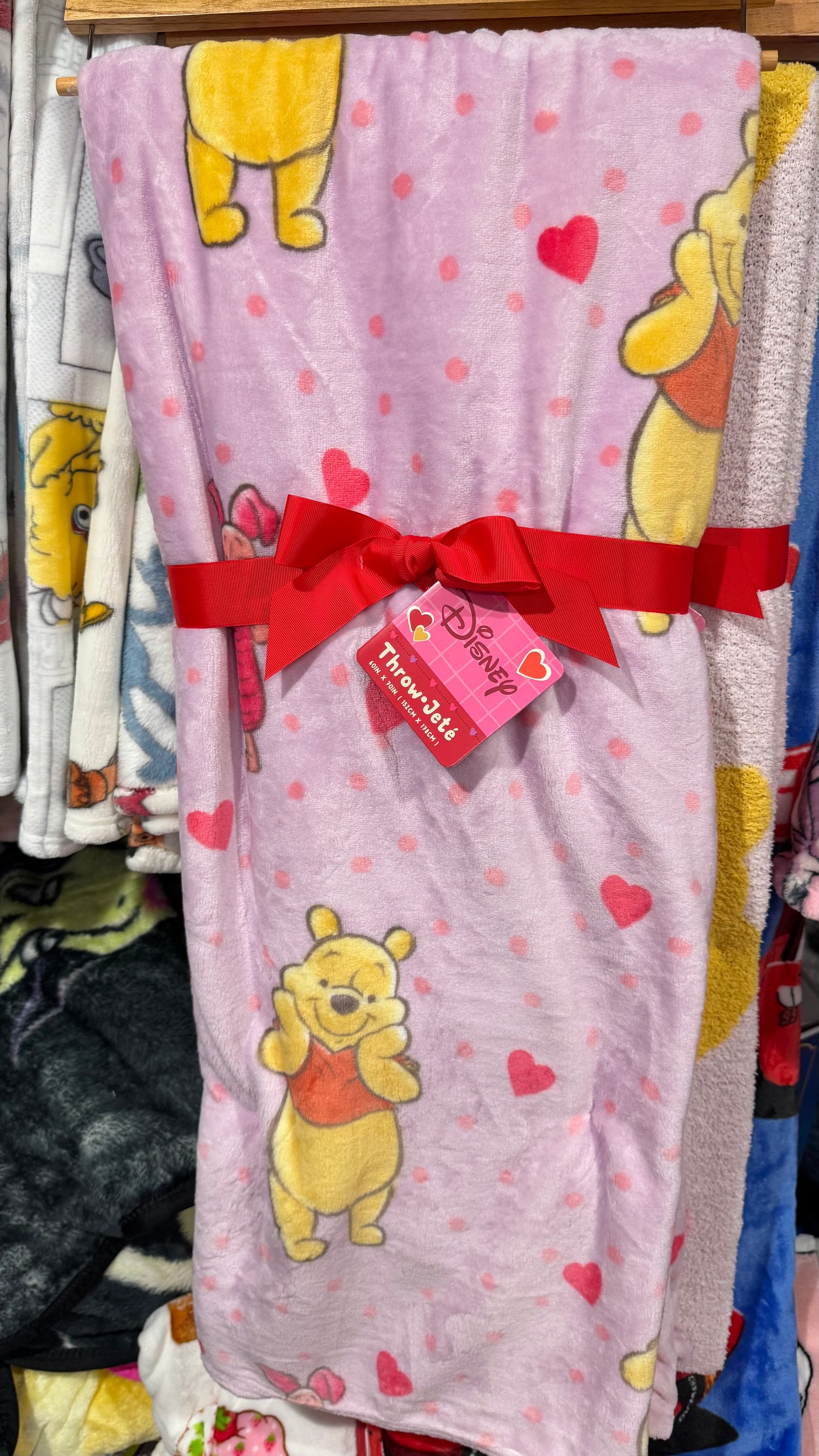 Pooh 60x70 Valentines Day