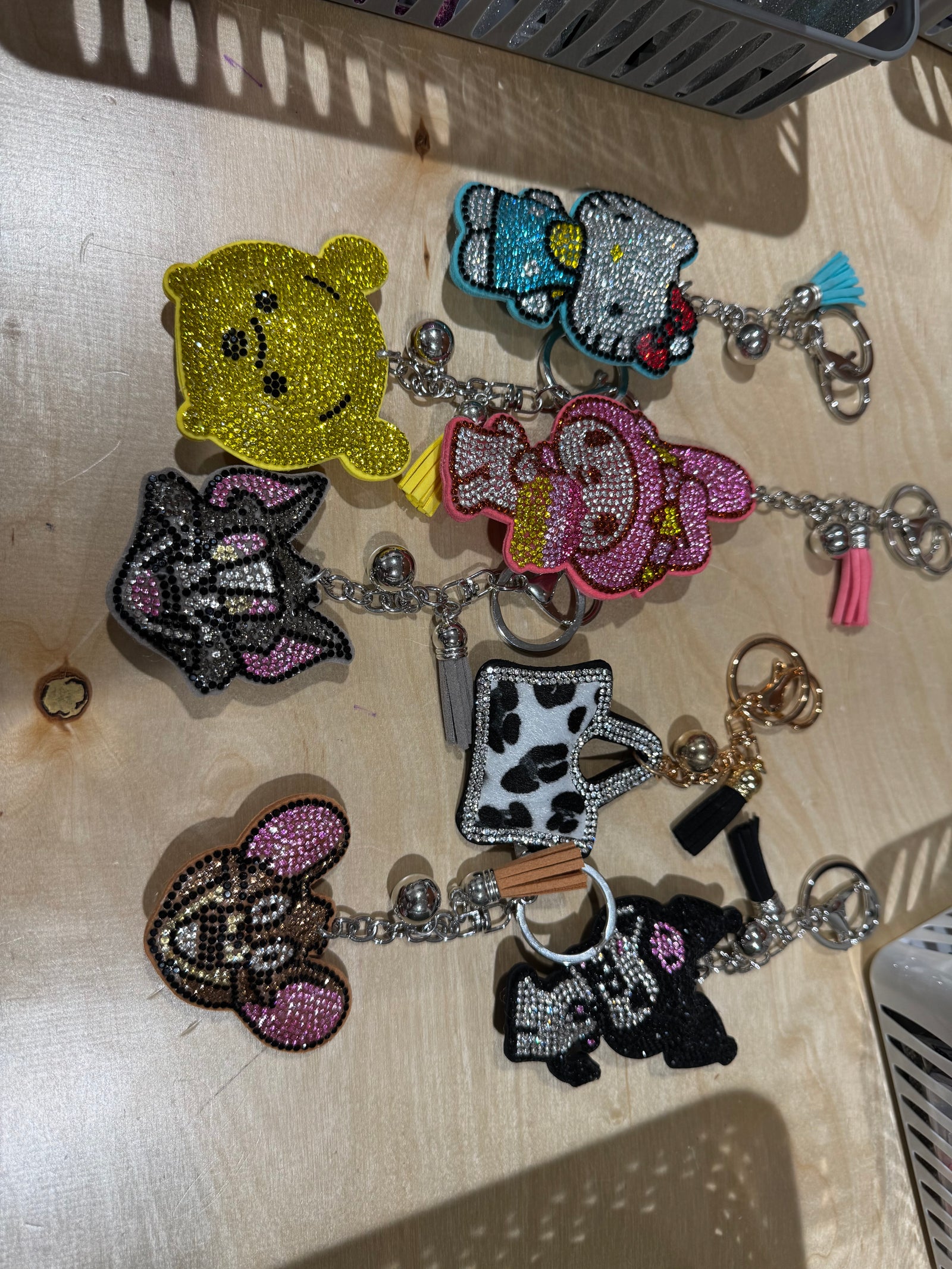Rhinestone Key Chains