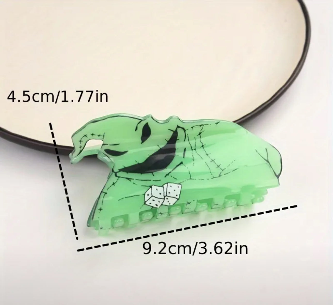 Oogie Boogie (Glow in the dark) - Claw Clip