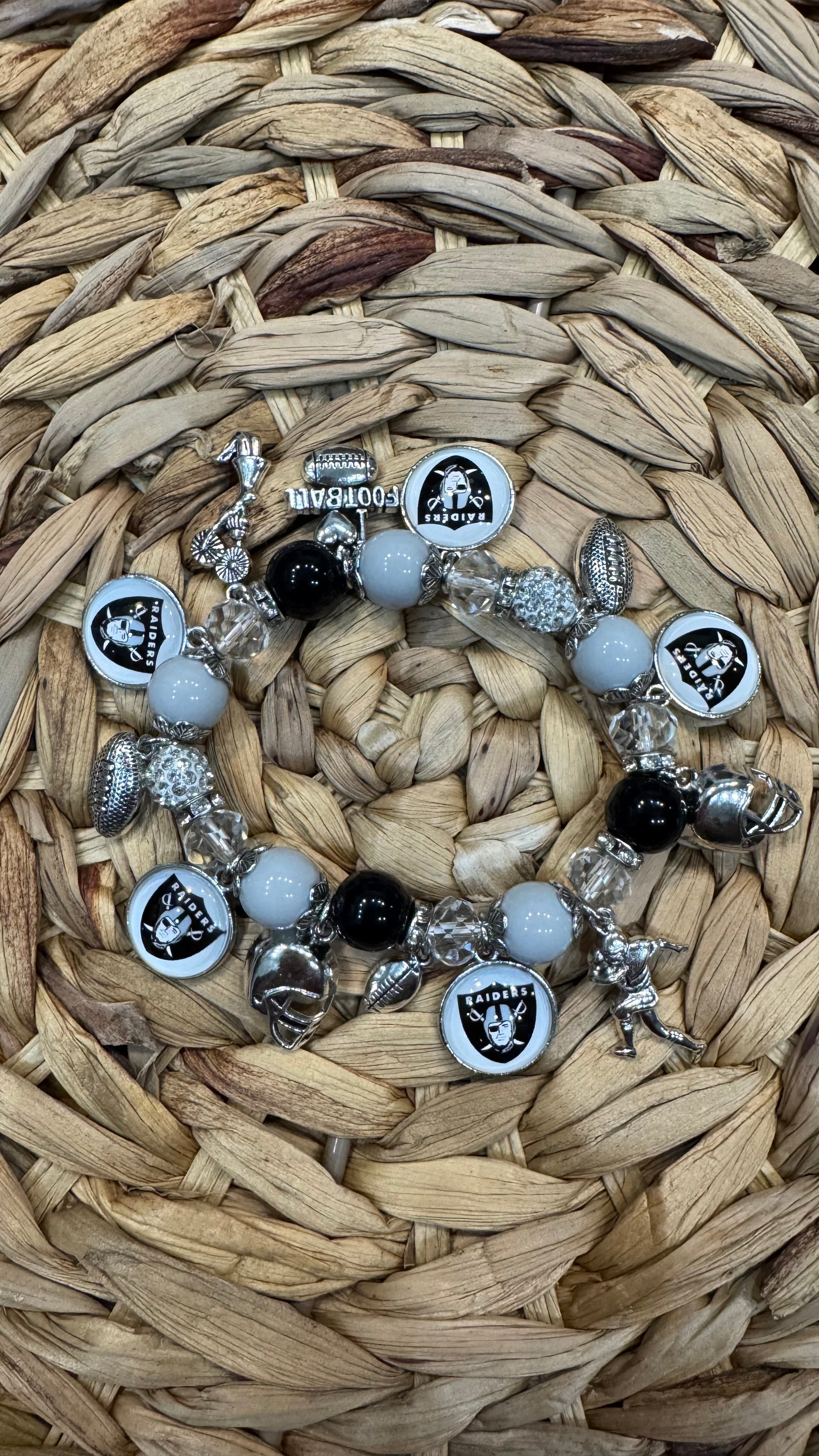 Raiders Charm Bracelet