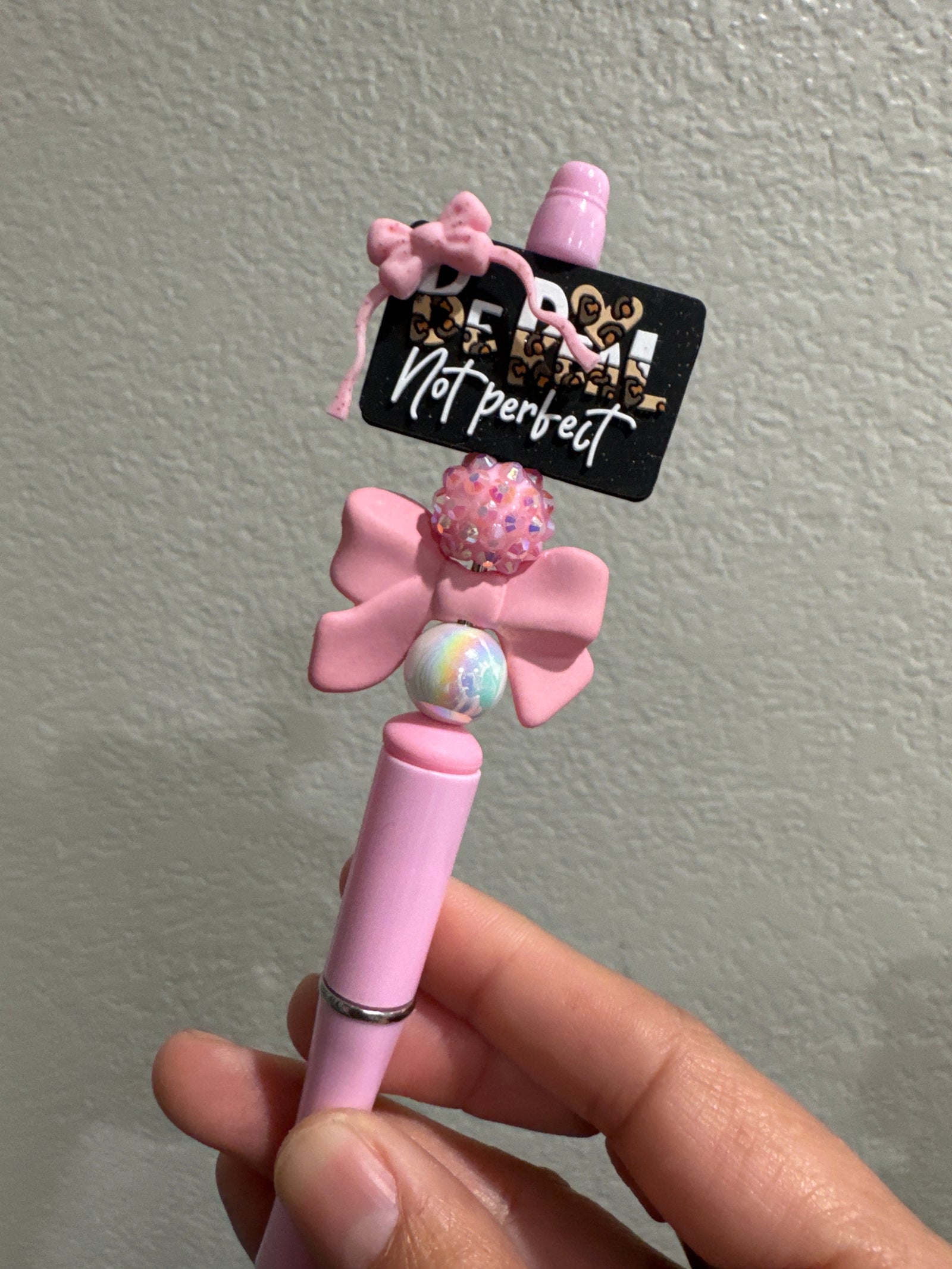 Be real, not perfect