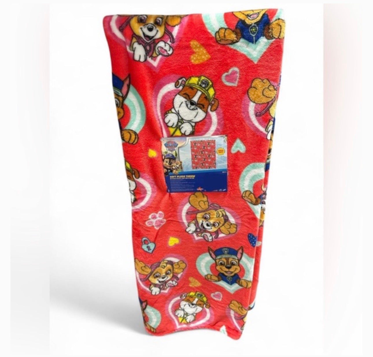 Paw patrol Valentine’s Day blanket