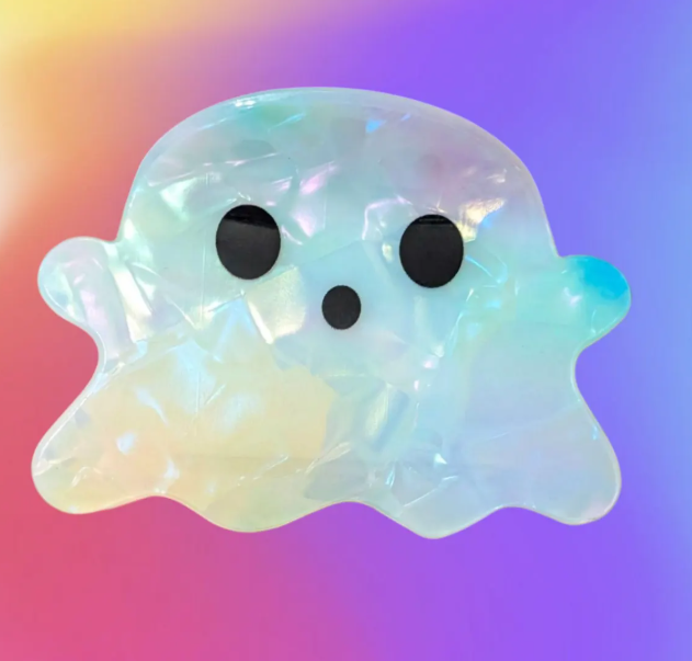 Iridescent Ghost  - Claw Clip