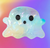 Iridescent Ghost  - Claw Clip